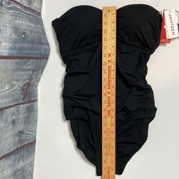 Jantzen Classics NWT One Piece Cut Out Swimsuit Tummy Control Removable Strap 10 - Picture 4 of 15